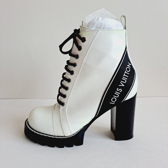 Louis Vuitton Patent Calfskin Star Trail Ankle Boots Size 36.5 - Picture 3 of 16